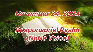 November 24 2024  Responsorial Psalm english response [upl. by Ripleigh]