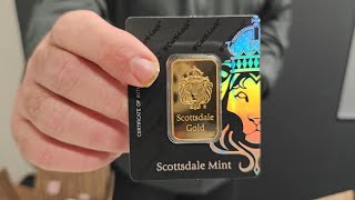 The SUPER Scottsdale Mint UNBOXING Gold amp Silver Bars [upl. by Llohcin]