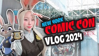 📚New York Comic Con VLOG 2024 NYCC 2024  comic convention walkthrough cosplays panels [upl. by Pizor729]