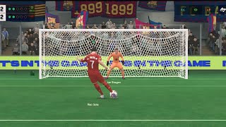 FIFA MOBILE FOOTBALL GAME 2024  PELENTY SHOT  GET VS BAR [upl. by Eniaj654]