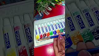 art Doms watercolor tubes with palette 🎨🖌️🖍️ which your favourite colour [upl. by Currie680]