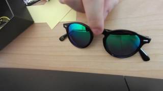 recensioneunboxing occhiali ultra light dfranklin blackgreen polarized  confronto hawkers [upl. by Myles]