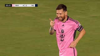 Messi CRAZY First Goal vs New England Revolution [upl. by Kellene]