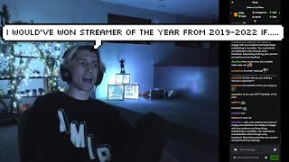 xQc Says He Wouldve Won quotStreamer of The Yearquot from quot20192022quot if it was quotBased on Analyticsquot [upl. by Haberman818]