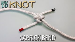 How To Make A Carrick Bend Bracelet Music Version [upl. by Matazzoni]