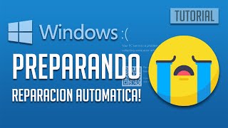 Preparando Reparación Automática Windows 10  Diagnosticando Su PC  Solucion 2024 [upl. by Annoled]