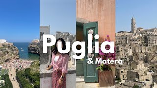 Italy Puglia summer vlog  days in Locorotondo Alberobello Mare di Polignano Matera and Bari [upl. by Garett]