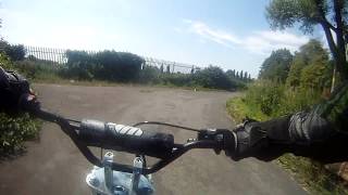 NEW WELSH PIT BIKE 110cc BOYO 2 FIRST RIDE OUT [upl. by Autrey4]