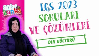 LGS 2023 Soruları ve Çözümleri Din Kültürü ve Ahlak Bilgisi [upl. by Aleekat]