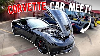 Corvette World Corvettes And Coffee Meet [upl. by Lazaro]