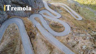 Switzerlands high mountain pass  Val Tremola Road  Gotthard Pass [upl. by Tirrej]