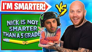 TIMTHETATMAN VS NICKMERCS  ARE YOU SMARTER THAN A 5TH GRADER [upl. by Odnumyer]