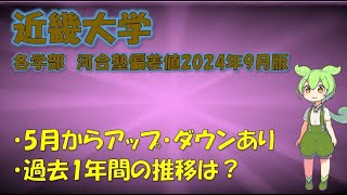 【2024年9月版】近畿大学 各学部 河合塾偏差値 [upl. by Godbeare]