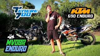 Tenere 700 Fanboy Gets A KTM 690 Enduro First Ride  MVDBR Enduro 319 [upl. by Annaili]