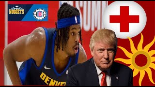 Denver Nuggets 1stround pick DaRon Holmes II tears Achilles  Donald Trump attempted assasination [upl. by Inahet]