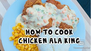 How to make chicken ala king kfc chicken ala king easy recipe panlasangpinoy pinoycooking cook [upl. by Hollenbeck330]