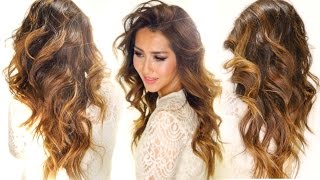 ★How to MY CARAMEL HAIR COLOR  Drugstore Ombre Hairstyles [upl. by Cadmar]