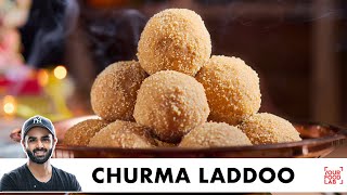 Churma Laddoo  Ganesh Chaturthi Special  Whole Wheat Laddoo  चूरमा लड्डू  Chef Sanjyot Keer [upl. by Cherise725]