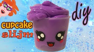 DIY slime Miss cute kawaii cupcake  poging 1 [upl. by Emanuela]