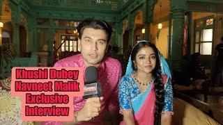 Aankh Micholi Serial Actor Navneet Malik amp Khushi Dubey Full Exclusive Interview  Holi Celebration [upl. by Niltak]