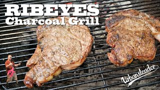 Charcoal Grilled Ribeyes [upl. by Assiralc888]