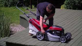 Mountfield SP535HW Power Driven Petrol Lawnmower Honda Engine [upl. by Enuj]