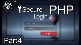 Secure Login Form Authentication System Cookies Sessions Token PDO PHP amp MySQL Tutorial Part 4 [upl. by Ursi]