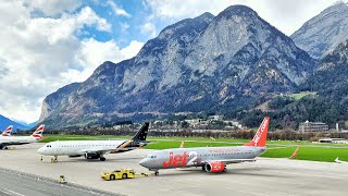 INNSBRUCK AIRPORT  PLANESPOTTING 2023 [upl. by Oivat402]