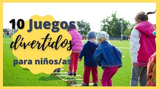 10 juegos DIVERTIVOS y entretenidos para NIÑOS [upl. by Rozanna]