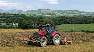 SOWING ARABLE SILAGE ON THE 20TH OF MAY 2024 Case Maxxum 150 amp John Deere 6320 🇮🇪 [upl. by Collum]