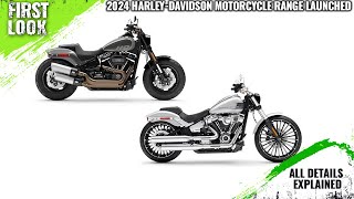 2024 HarleyDavidson Lineup Launched With 10 Models  Explained All Spec Features And More [upl. by Ardnazil]