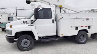 2005 CHEVY C4500 ETI 40’ DOUBLE KNUCKLE GAS TELECOMMUNICATIONS BUCKET TRUCK [upl. by Ramedlaw]