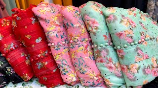 Beautiful dollarmirror patti work floral gown at craziest offer  ৫৬quot লং ৪৮quot বডির ফ্লোরাল গাউন [upl. by Acinnad]