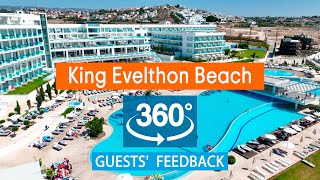 King Evelthon Beach Hotel VR 360° Drone Review Based on TripAdvisor Cyprus [upl. by Murielle80]