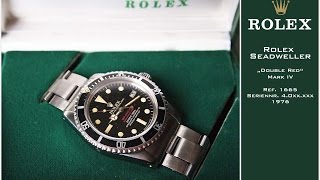 Rolex SeaDweller Vintage quotDouble redquot Ref 1665 Mark IV [upl. by Yrmac989]