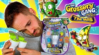 Grossery Gang Series 5 Time Wars UNBOXING 4 PACKS COLECCION  Mega UNBOXING Grossery Gang en Pe Toys [upl. by Hilliary840]