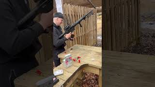 My nephew firing a Citadel Boss 25 AR12 on March 23rd 2024 at Myrtle Grove shooting range [upl. by Nochur425]