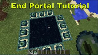 How to Make a End Portal in Minecraft STILL WORKING IN 2020 [upl. by Wernick]