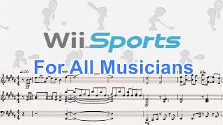 Wii Sports Theme from Wii Sports  Sheet Music [upl. by Kasper]