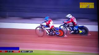 Amazing speedway heat Tobiasz Musielak vs Rohan Tungate [upl. by Guinevere549]