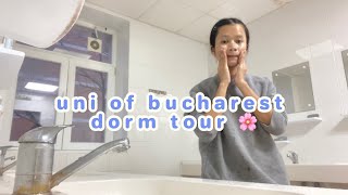 student dormitory tour  romania  university of bucharest  erasmus life [upl. by Cilegna]