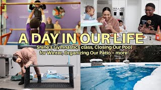 A Day In Our Life Shines Gymnastics Class Patio Organization  more VLOGMAS DAY 7 [upl. by Millan]