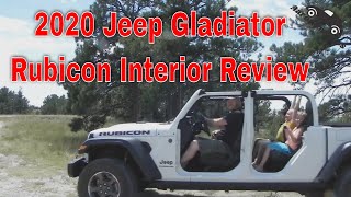 2020 Jeep Gladiator Rubicon interior review [upl. by Sabella]