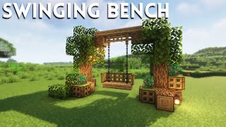 3 Swinging Bench Designs for your Minecraft World [upl. by Ttocs]