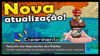 MINECRAFT 120  SAIU NOVA VERSÃO BETA E PREVIEW PARA A BEDROCK [upl. by Egide]