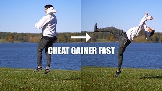 How To Cheat Gainer By Turning A 360 into A Flip [upl. by Esilegna]