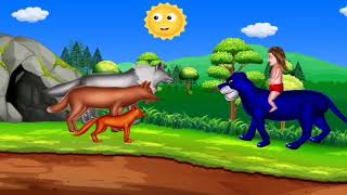 The Jungle Book  Moghli Cartoon  Kids Zone Pakistan [upl. by Farrah]