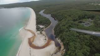 Callisto 50 with 15kg Riegl VQ 840G bathymetric LiDAR payload 4 kg TOW at Jervis Bay NSW FPV [upl. by Eiramacissej457]