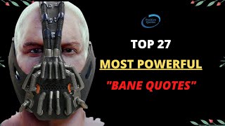 Top 27 Bane Quotes Badass  The Dark Night Rises [upl. by Eidderf]