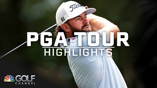 PGA Tour Highlights Cameron Young cards 59 at Travelers Championship  Golf Channel [upl. by Brigette]